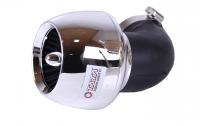 Фильтр нулевой TURBO хром. d-45mm 90град. - АМ