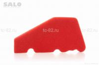 Фильтр воздушный  TB60 (2T цепь)  поролон, с пропиткой, красный