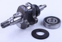 Коленвал м/б   178F   (6Hp)   (в сборе c шестернями и подшипником)   (под шлицы, Ø25mm)   "TATA"