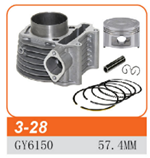 Поршневая (ЦПГ)   4T GY6 150   (Ø57.4)   "JWBP"