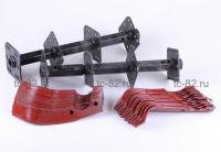 Фреза в сборе под шестигранный вал 23mm, ширина захвата 760mm - 168F