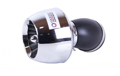 Фильтр нулевой TURBO хром. d-38mm (139QMB) 45град. - АМ