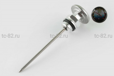 Щуп масла   Ø19.0mm, L-137mm   (+датчик температуры)   (серебристый)   "RIDE IT"