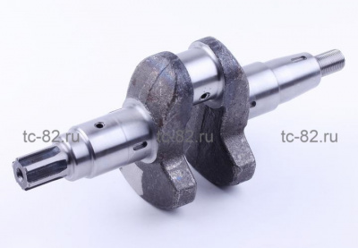 Коленвал м/б   186F   (6/9Hp)   (голый)   "TATA"