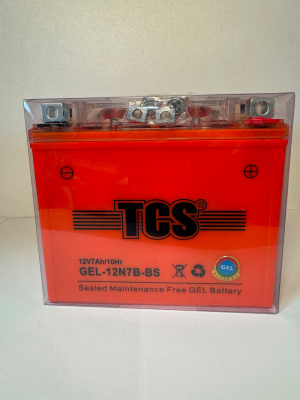 АКБ   12V 7А  "TCS"    GEL,  (147x59x130,12N7B-BS)
