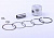 Поршень   4T GY6 80  0.50   (Ø47,50)   "SEE"  (Sheng-E)  ТАЙВАНЬ
