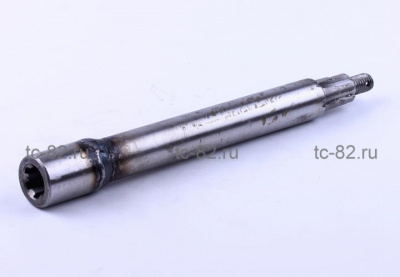 Вал трансмиссии роторной косилки  левой L-210 mm (под шлицы) - KRE 1100 КОСА