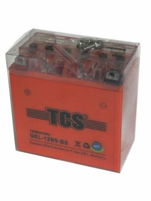 АКБ   12V 9А  "TCS"    GEL,  (136x76x134, оранжевый, mod:12N9-BS)